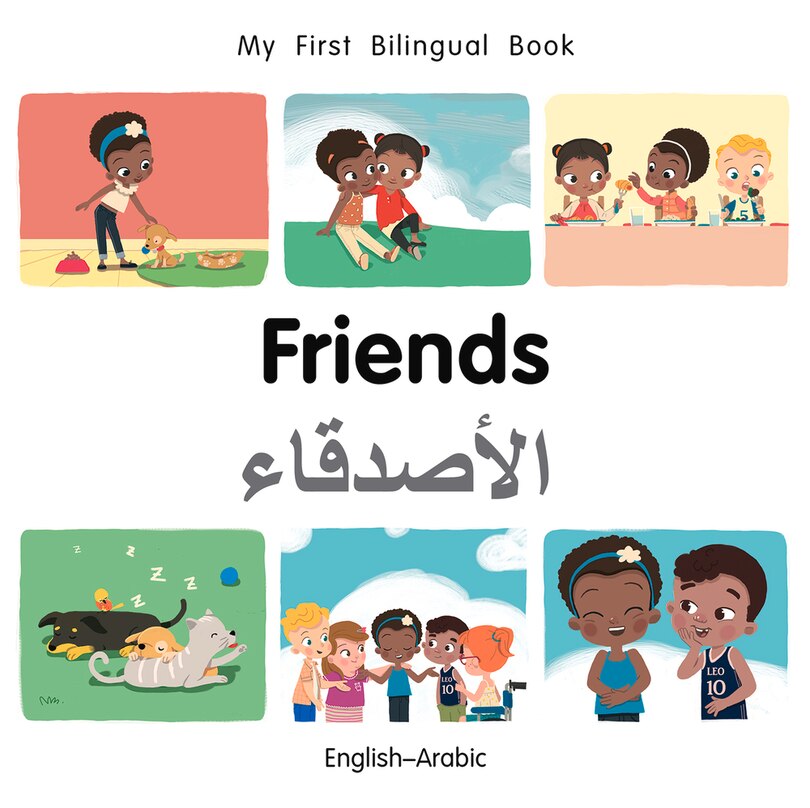 Couverture_My First Bilingual Book–Friends (English–Arabic)
