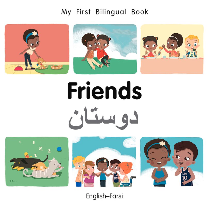 Front cover_My First Bilingual Book–Friends (English–Farsi)