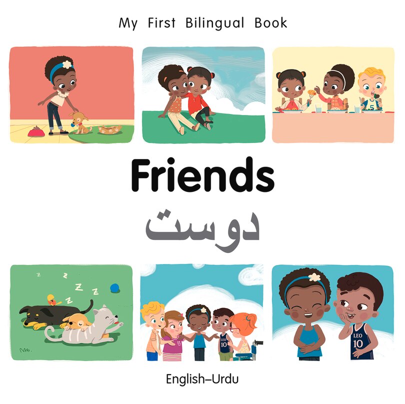 Front cover_My First Bilingual Book–Friends (English–Urdu)