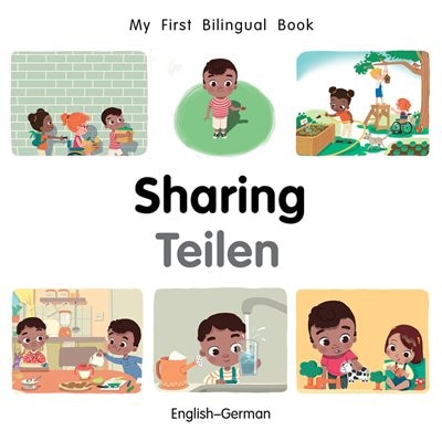 Front cover_My First Bilingual Book&ndash;Sharing (English&ndash;German)
