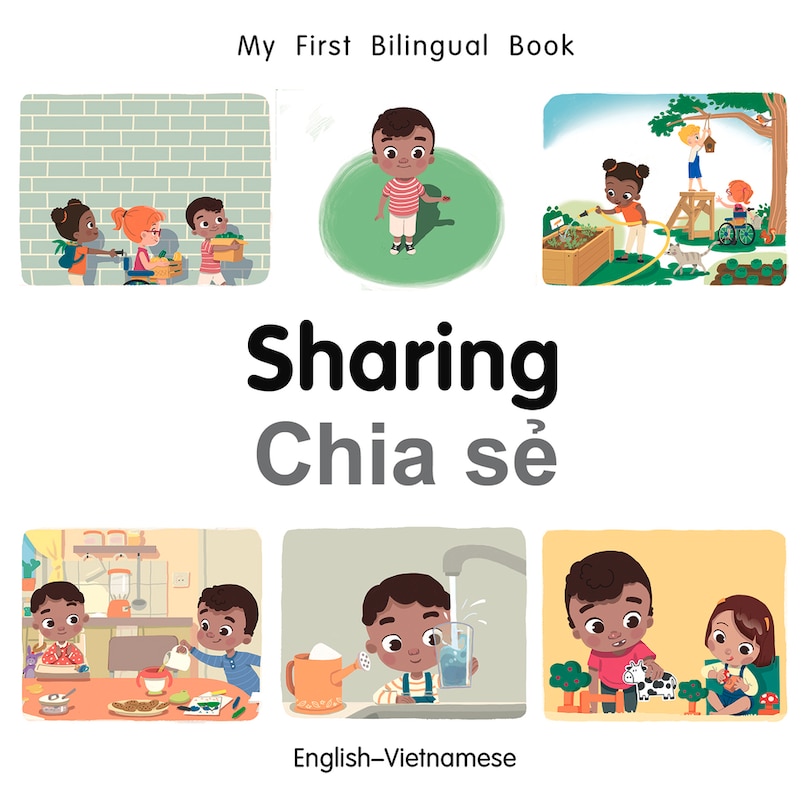 Front cover_My First Bilingual Book–Sharing (English–Vietnamese)