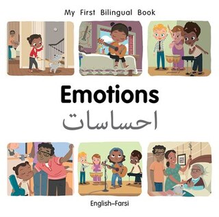 Front cover_My First Bilingual Book–Emotions (English–Farsi)