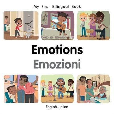 Front cover_My First Bilingual Book–Emotions (English–Italian)