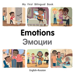 Front cover_My First Bilingual Book–Emotions (English–Russian)