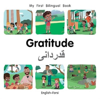 Front cover_My First Bilingual Book–Gratitude (English–Farsi)