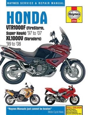 Front cover_Honda Vtr1000f (firestorm, Super Hawk) '97 To  '07 Kl1000v (varadero) '99 To'08