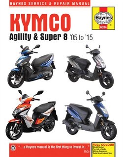 Couverture_Kymco Agility & Super 8 Scooters, '05-'15