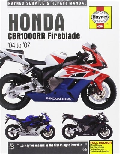 Front cover_Honda Cbr1000rr Fireblade, '04-'07