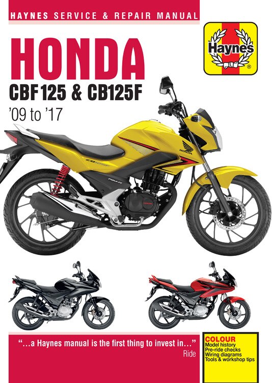 Couverture_Honda Cbf125 And Cb125f