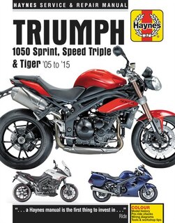 Front cover_Triumph Sprint, Speed Triple And Tiger, 2005-2015 Haynes Repair Manual