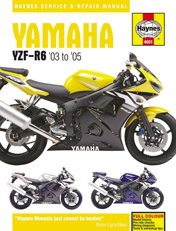 Front cover_Yamaha Yzf-r6, '03 To '05