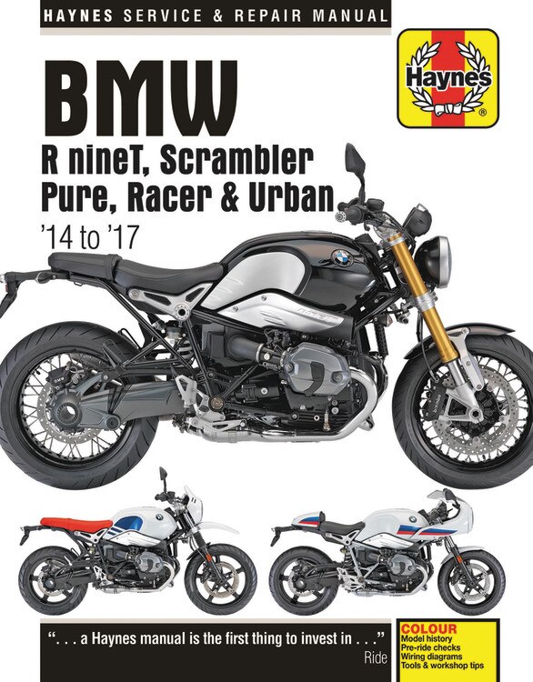 Couverture_Bmw R Ninet, Scrambler Pure, Racer & Urban '14-'17