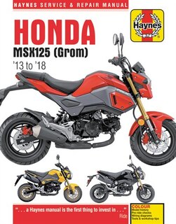 Front cover_Honda Msx125 (grom) '13 To '18