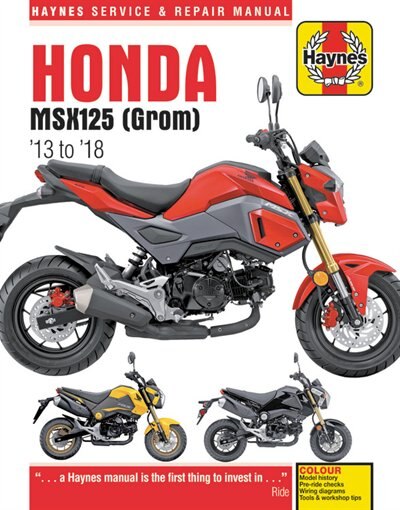 Front cover_Honda Msx125 (grom) '13 To '18