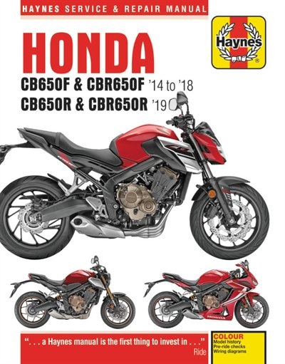 Couverture_Honda Cb650f & Cbr650f '14 To '18 And Cb650r & Cbr650r '19