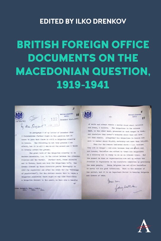Couverture_British Foreign Office Documents On The Macedonian Question, 1919-1941