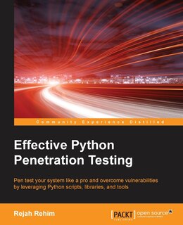 Front cover_Effective Python Penetration Testing