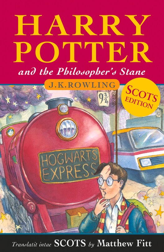 Front cover_Harry Potter And The Philosopher's Stane (scots Language Edition)
