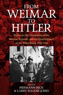 Front cover_From Weimar to Hitler