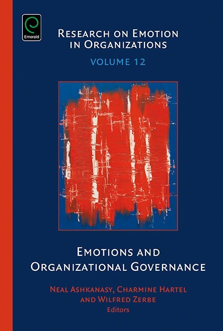 Couverture_Emotions and Organizational Governance