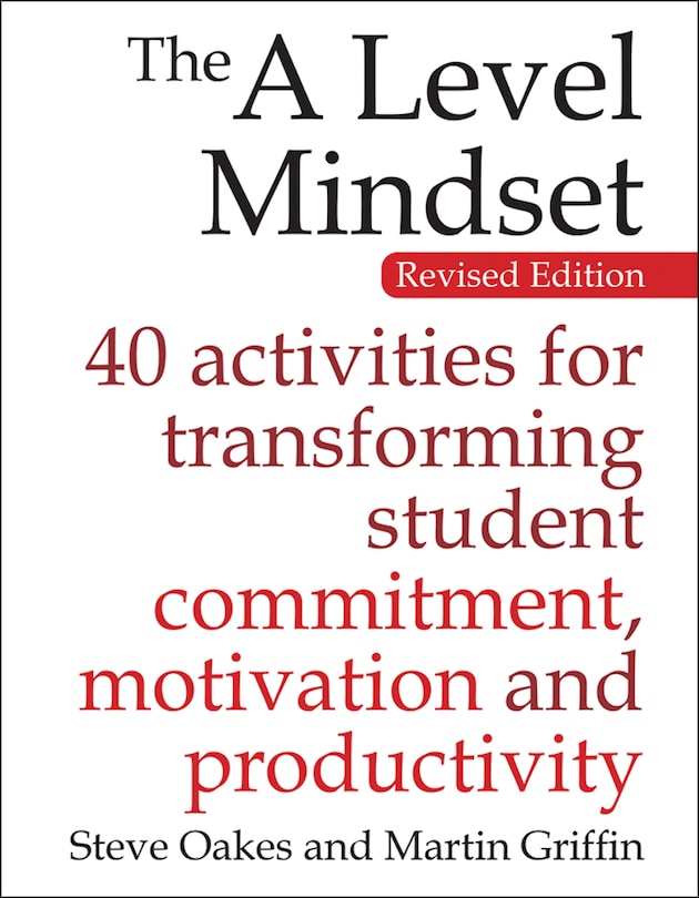 Front cover_The A Level Mindset