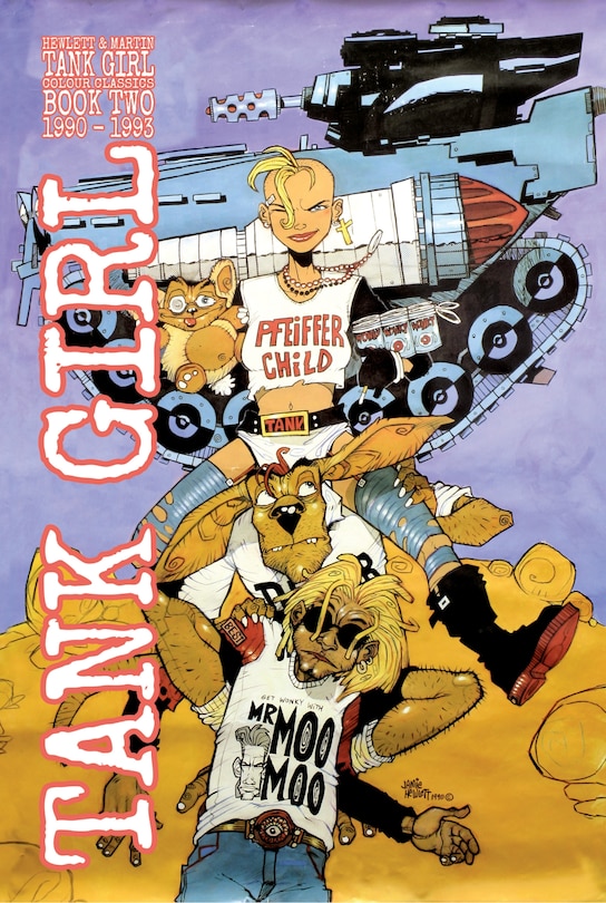 Front cover_Tank Girl: Color Classics Book 2 1990-1993 (Graphic Novel)