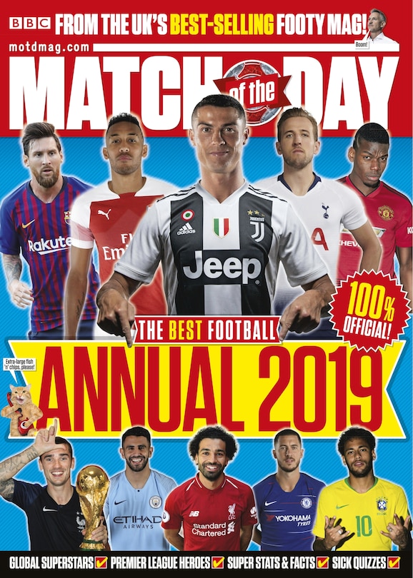 Front cover_Match Of The Day Annual 2019