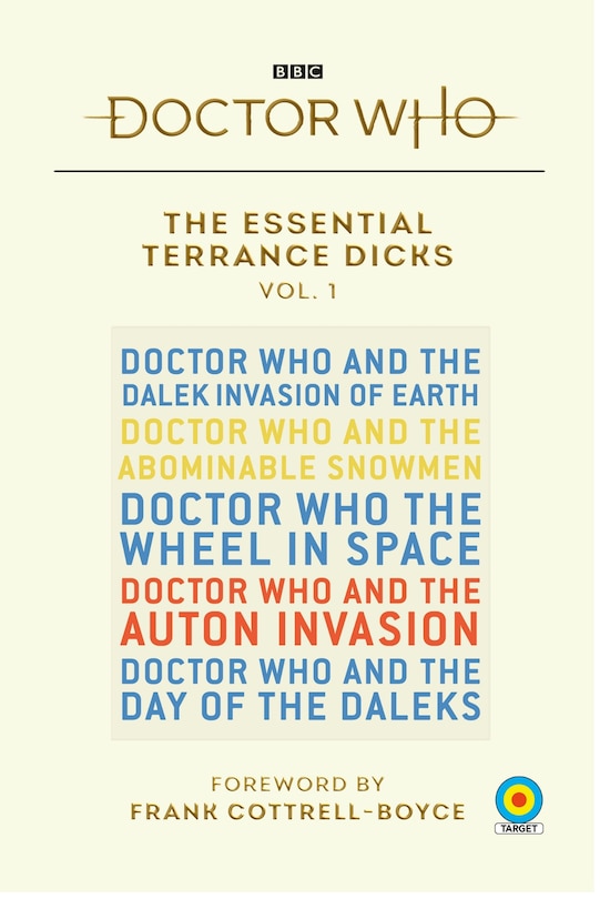 Front cover_The Essential Terrance Dicks Volume 1