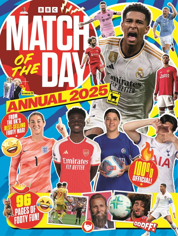 Front cover_Match of the Day Annual 2025