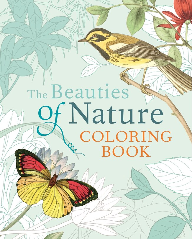 Front cover_The Beauties of Nature Coloring Book