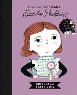Front cover_Little People, Big Dreams: Emmeline Pankhurst Book And Paper Doll Gift Edition Set