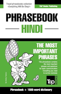 Couverture_English-Hindi phrasebook and 1500-word dictionary
