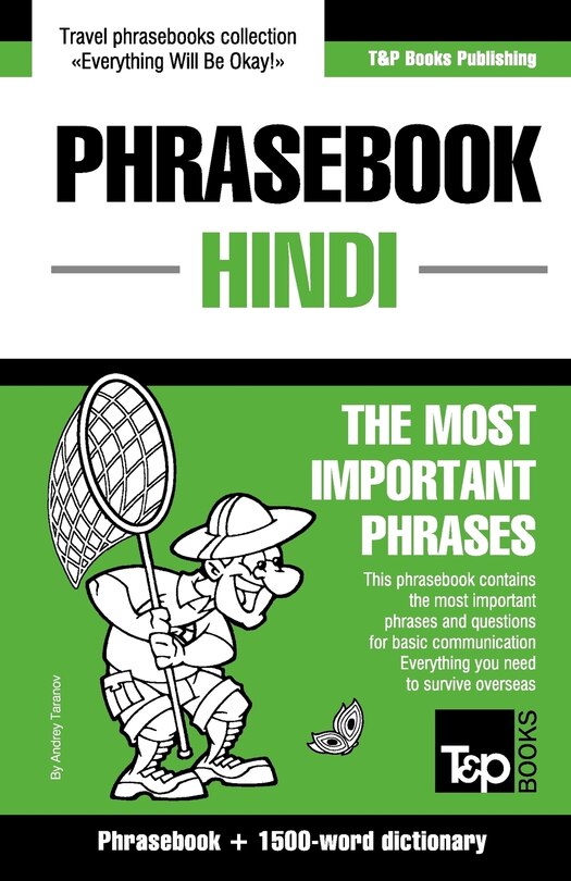 Couverture_English-Hindi phrasebook and 1500-word dictionary