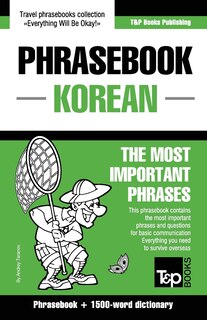 Couverture_English-Korean phrasebook and 1500-word dictionary