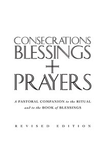Couverture_Consecrations, Blessings and Prayers