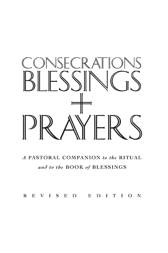 Couverture_Consecrations, Blessings and Prayers