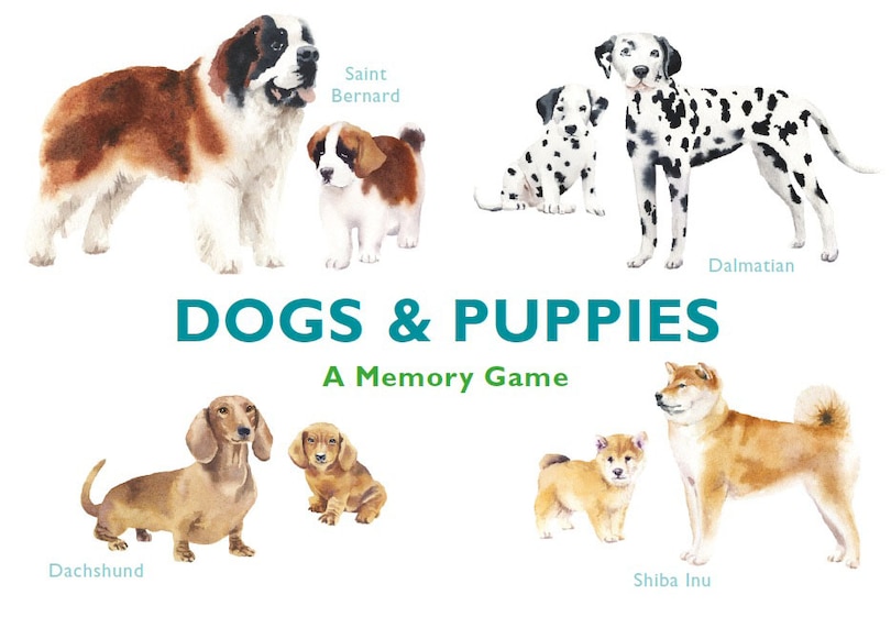 Dogs & Puppies: A Memory Game