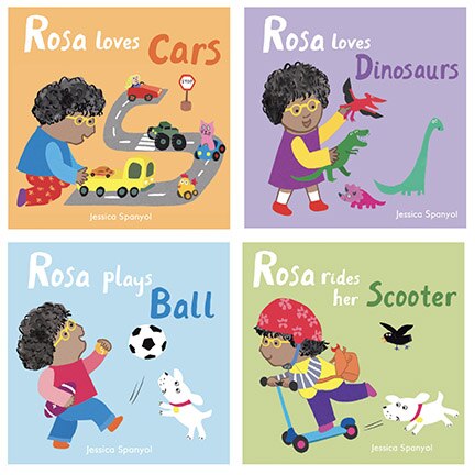 All About Rosa Board book Set of 4