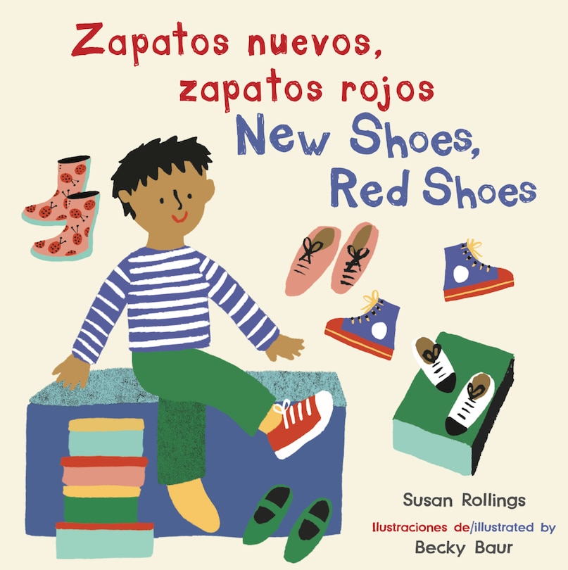 Front cover_Zapatos nuevos, zapatos rojos/New Shoes, Red Shoes (Bilingual Mini-Library Edition)