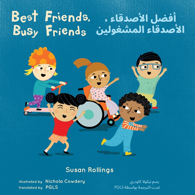Front cover_Best Friends, Busy Friends (Arabic Bilingual Edition)