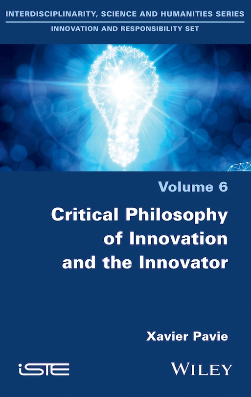 Couverture_Critical Philosophy Of Innovation And The Innovator