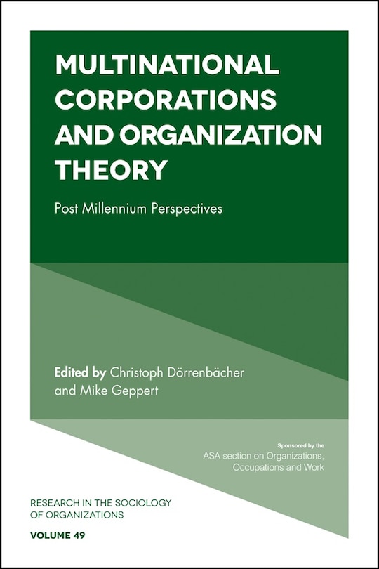 Front cover_Multinational Corporations and Organization Theory