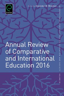 Front cover_Annual Review of Comparative and International Education 2016