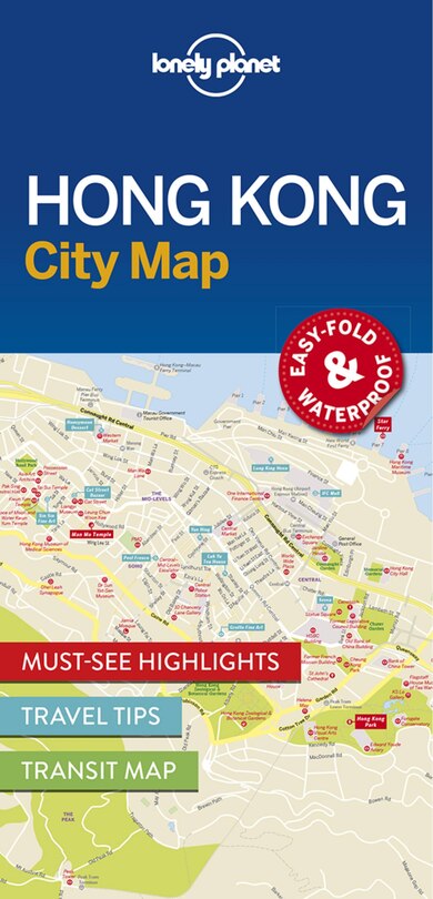 Front cover_Lonely Planet Hong Kong City Map 1st Ed.