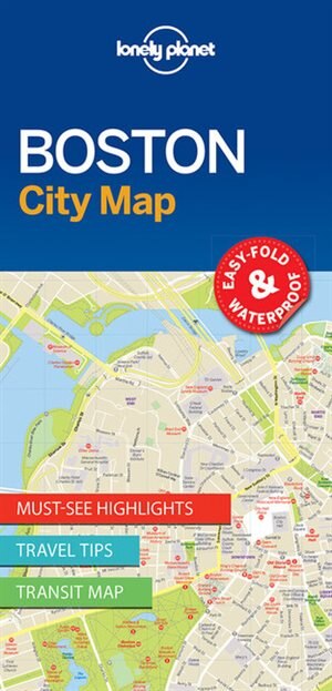 Front cover_Lonely Planet Boston City Map 1st Ed.