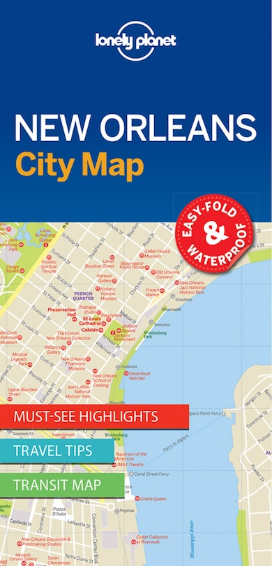 Couverture_Lonely Planet New Orleans City Map 1st Ed.
