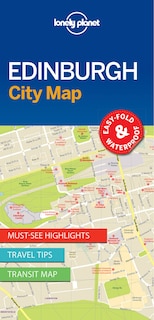 Couverture_Lonely Planet Edinburgh City Map 1st Ed.
