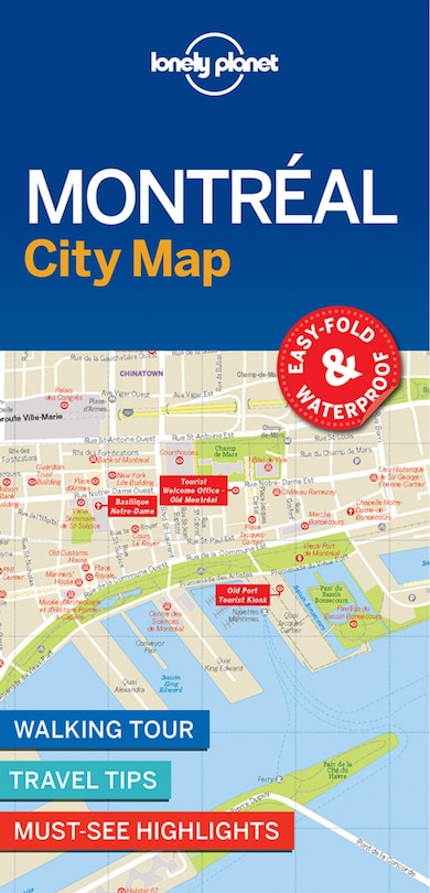 Front cover_Lonely Planet Montreal City Map 1st Ed.