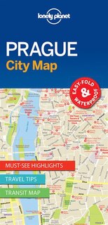 Couverture_Lonely Planet Prague City Map 1st Ed.
