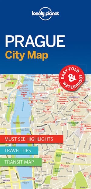 Couverture_Lonely Planet Prague City Map 1st Ed.